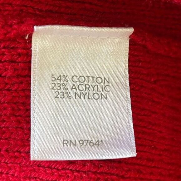 J. JILL Cowl Neck Sweater Red XS - Picture 9 of 9